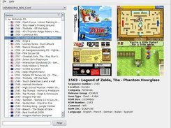 Listing of NDS Game DAT from advanscene