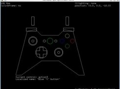 XBox 360 gamepad display