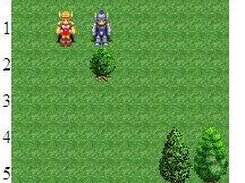 Première ébauche de la carte du jeu de test