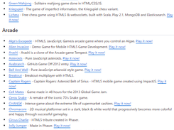 Games on GitHub Screenshot 1