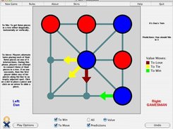 The same Tcl/Tk GAMESMAN interface for Achi with Value Moves