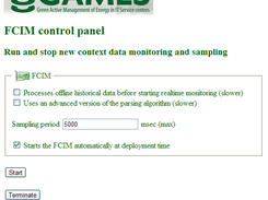 FCIM control panel