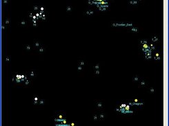 A map of a game in progress