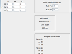 Create custom 2 or 3 locus models for research or educational purposes