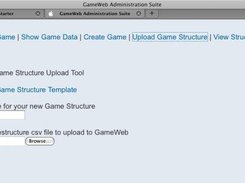 Upload Game Structure