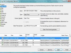 Log File Configuration Wizard