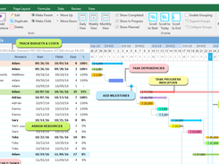 Gantt Excel Screenshot 1