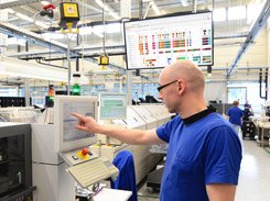 GANTTPLAN Web Client - Ansicht in der Produktion