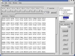 Ganza's main window using the GTK look and feel. (Linux)