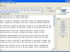 Ganza's main window using the Windows LAF. (Windows XP)