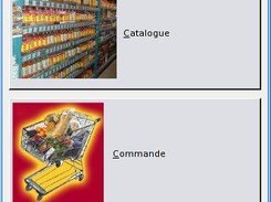 Menu principal de l'application