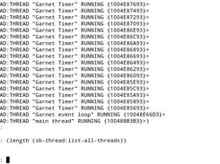 1000 Processes Animating Boxes (SBCL)