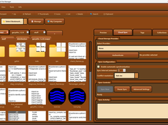 version 1.2.8 Has a new hidable right pannel with many features, showing Coffee Expresso  qss theme I designed