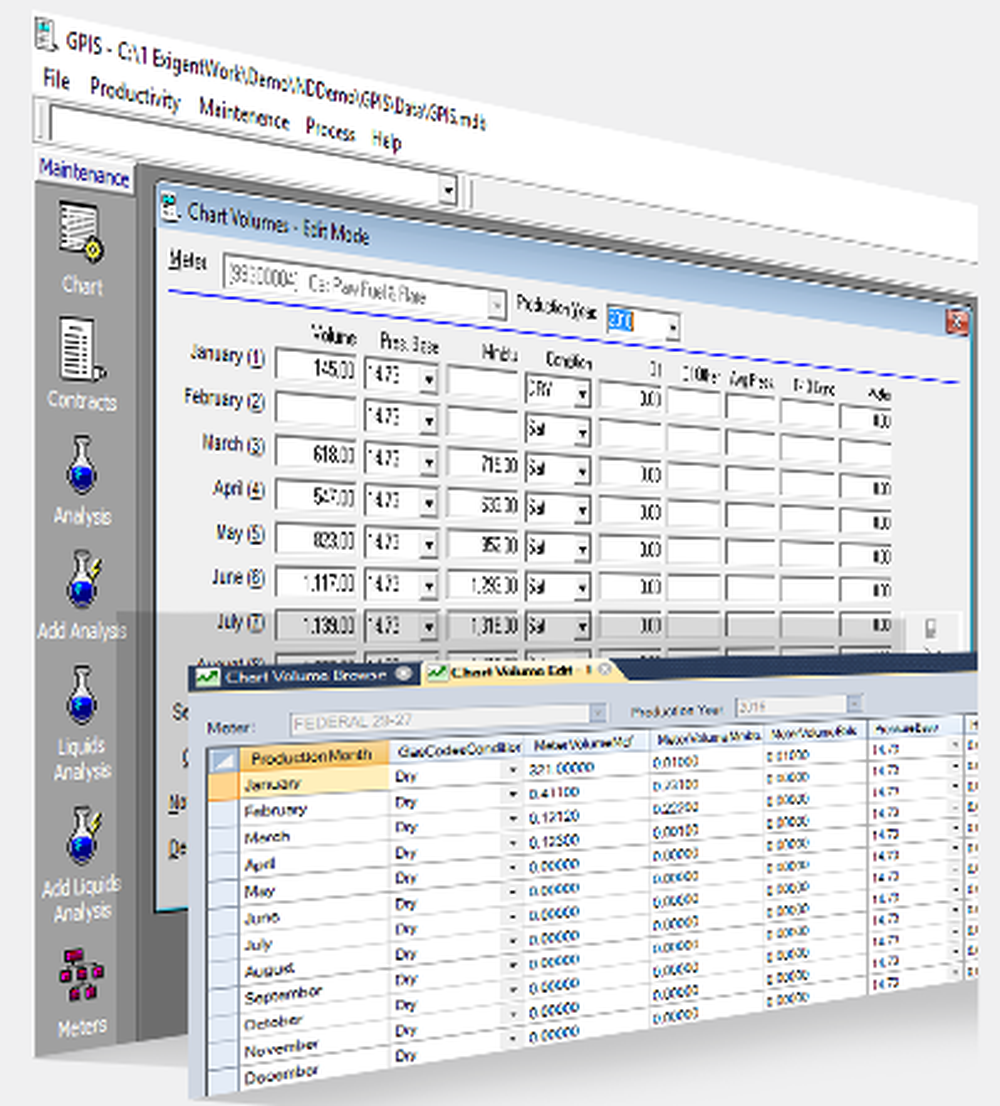 Gas Plant Information System Screenshot 1
