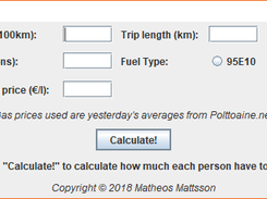 GasMoneyCalculator Screenshot 1