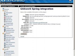 GASwerk Spring installation in Geronimo 2.0-M6-rc3