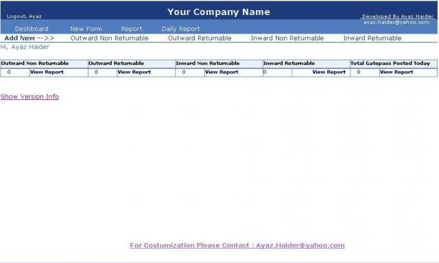 Gate Pass Management System Download Sourceforge Net