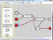 Full adder based on two half adders