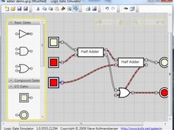 Full adder based on two half adders