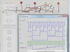 Tracking a circuit with the oscilloscope view