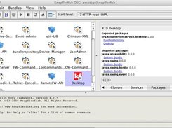 The Knopflerfish Desktop in action