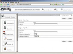 JSmax. Centro de Control para administrar applicaciones