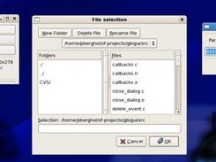 View showing the basic GUI. 