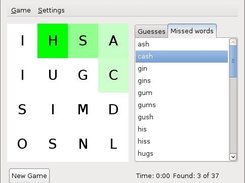 GBoggle screenshot 2