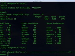 Output of 'profile' command.