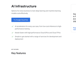 Google Cloud AI Infrastructure Screenshot 1