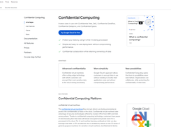 Google Cloud Confidential VMs Screenshot 1