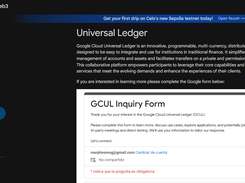 Google Cloud Universal Ledger Screenshot 1