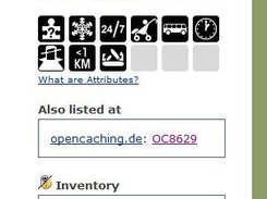 Additional "Also listed at" section in cache listing