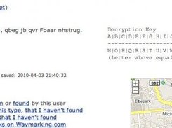 Comments are shown on the cache description page