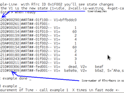 command-line print with time-stamp & line-number
