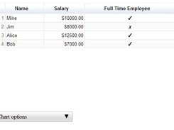 Table With Google Toolbar