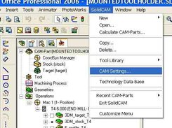 1. Open SolidCam Settings