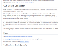 GCP Config Connector Screenshot 1