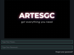 login page