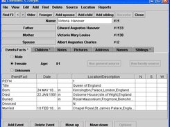 GDBI - Gedcom DataBase Interface Display Captures 2