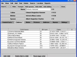 GDBI - Gedcom DataBase Interface Printscreens 1