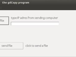 You can send, at the samewindow you can recieve a file