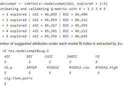 GDINA Package for Cognitively Diagnostic Screenshot 1