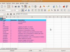 resulting spreadsheet