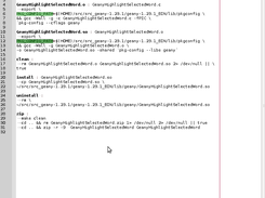 GeanyHighlightSelectedWordMakeGeanyHighlightSelectedWord