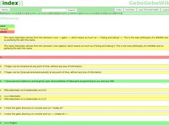 The diff view showing differences between two revisions