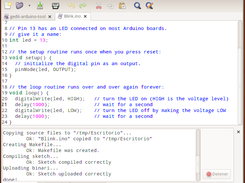gedit arduino tool Screenshot 1