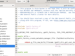 gedit Screenshot 1