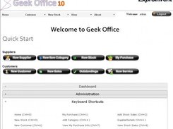 Geek Office 10.5 Home Page