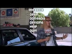 GeeXboX Playing A Movie